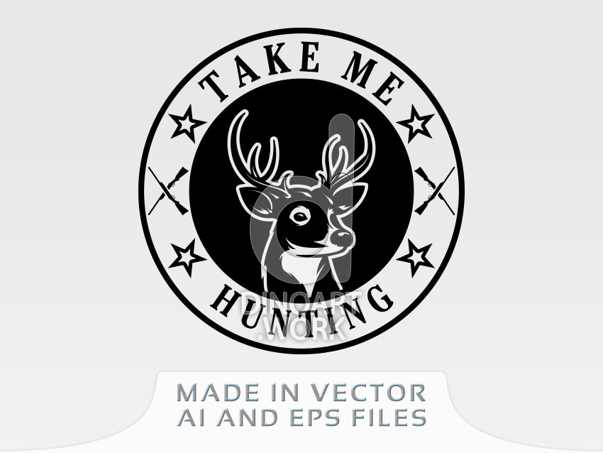Take Me Hunting Badge